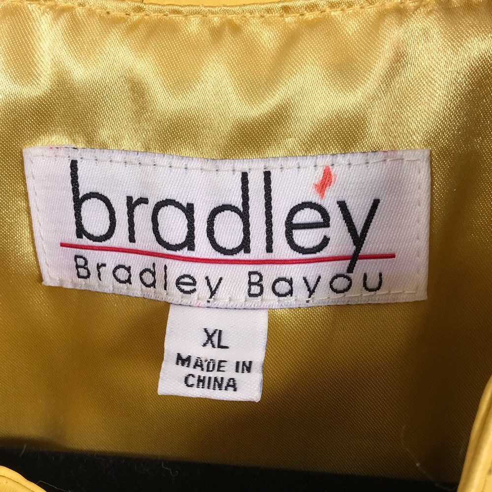 Bradley Bayou Like Pluribus Carol Yellow Genuine Leather Jacket for Women Size X - Picture 2 of 8